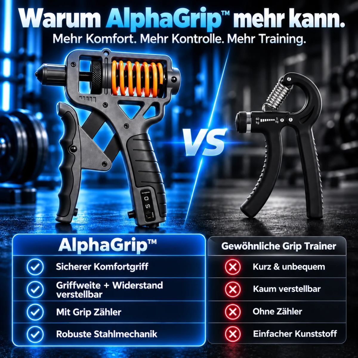 AlphaGrip™ – Hand & Unterarmtrainer